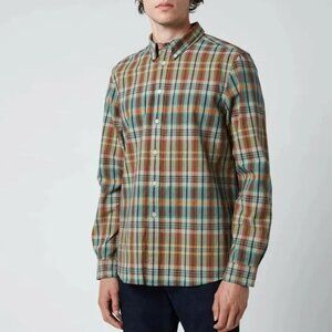 PAUL SMITH plaid button down shirt.